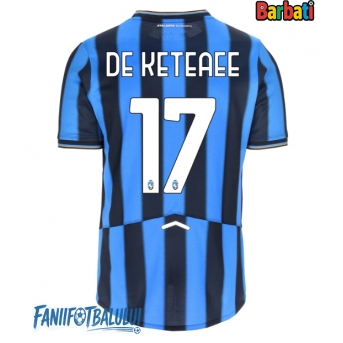Atalanta Charles De Ketelaere #17 Tricou Fotbal Replică 2025-26 Barbati Acasa
